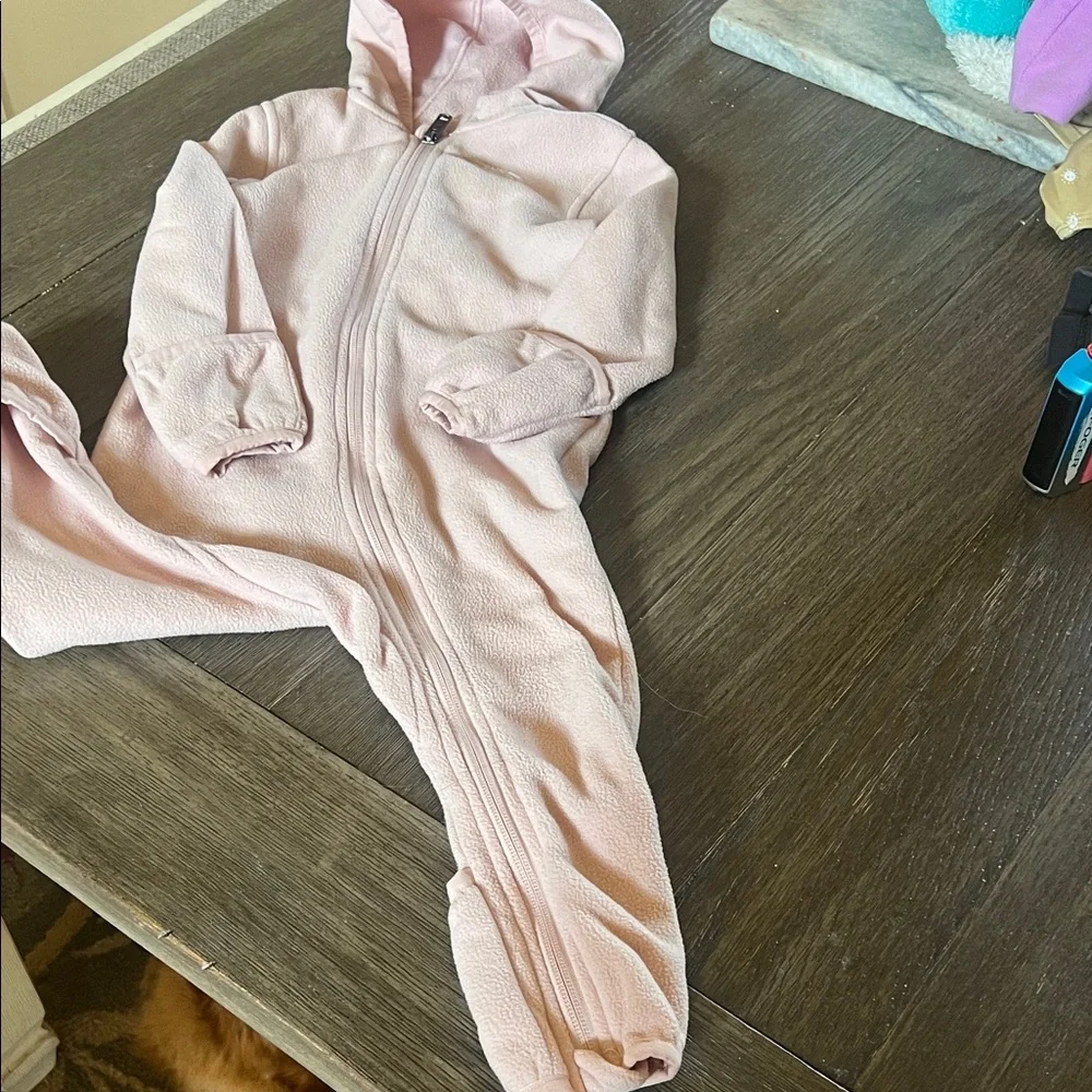 The North Face Soft Pink Kids Footie - Picture 2 of 4